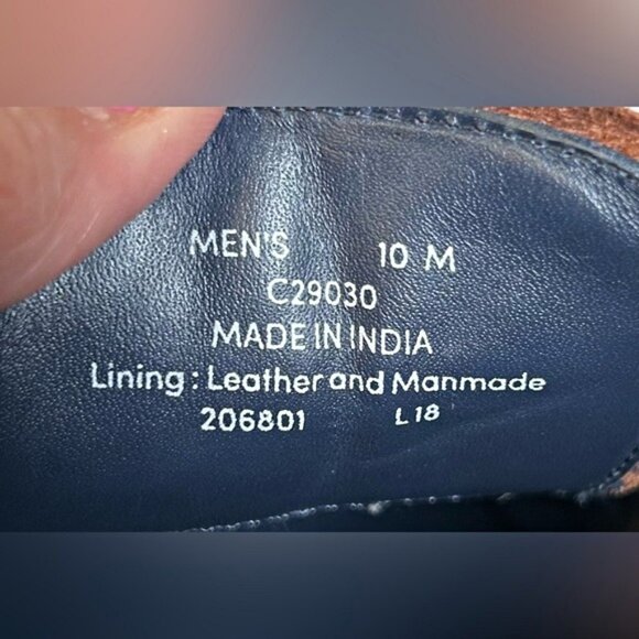 Cole Haan Mens Brown Leather Grand Oxford Lace Up Shoes~10~ - Picture 6 of 6